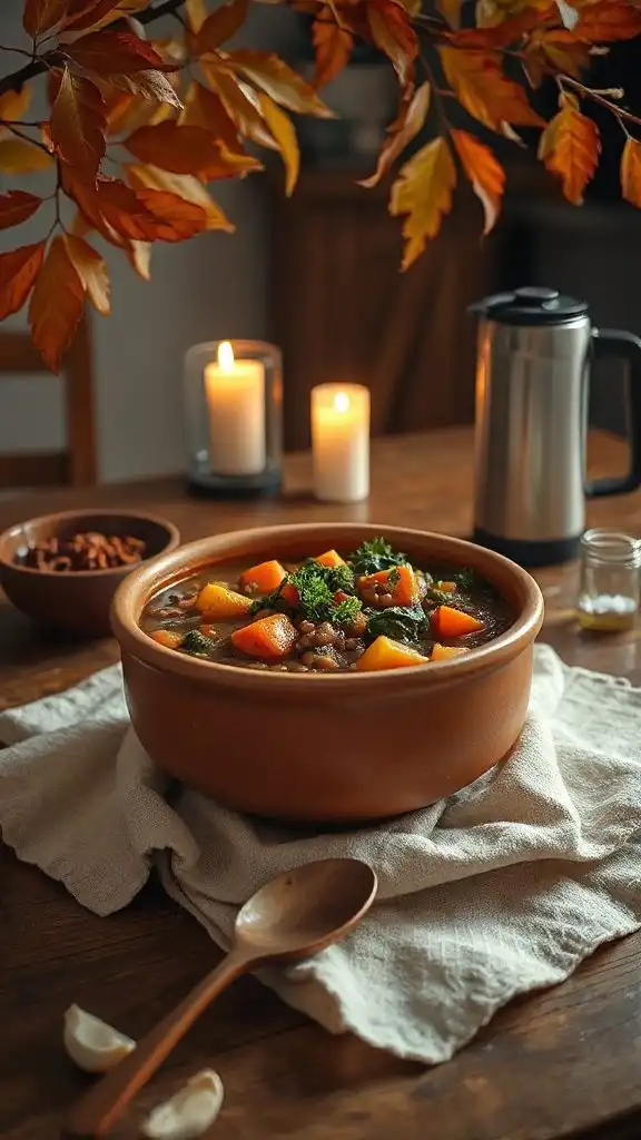 hearty autumn lentil stew hearty autumn lentil stew