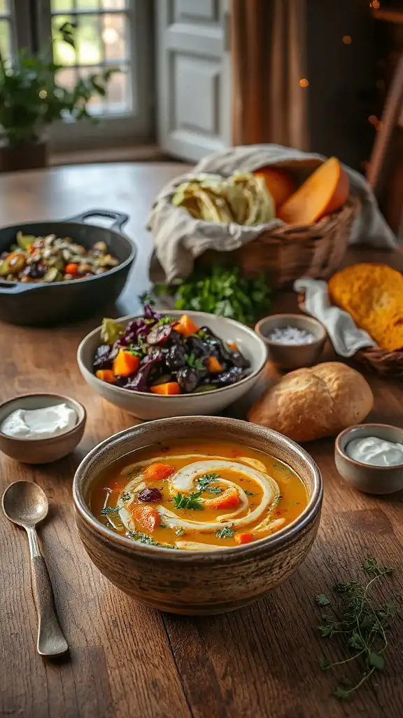 hearty autumn vegetable soup