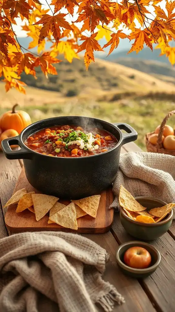 hearty autumn vegetarian chili hearty autumn vegetarian chili
