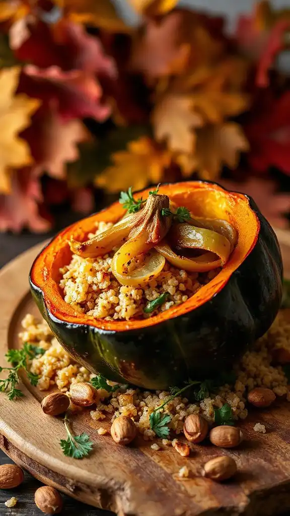 hearty autumn vegetarian dish