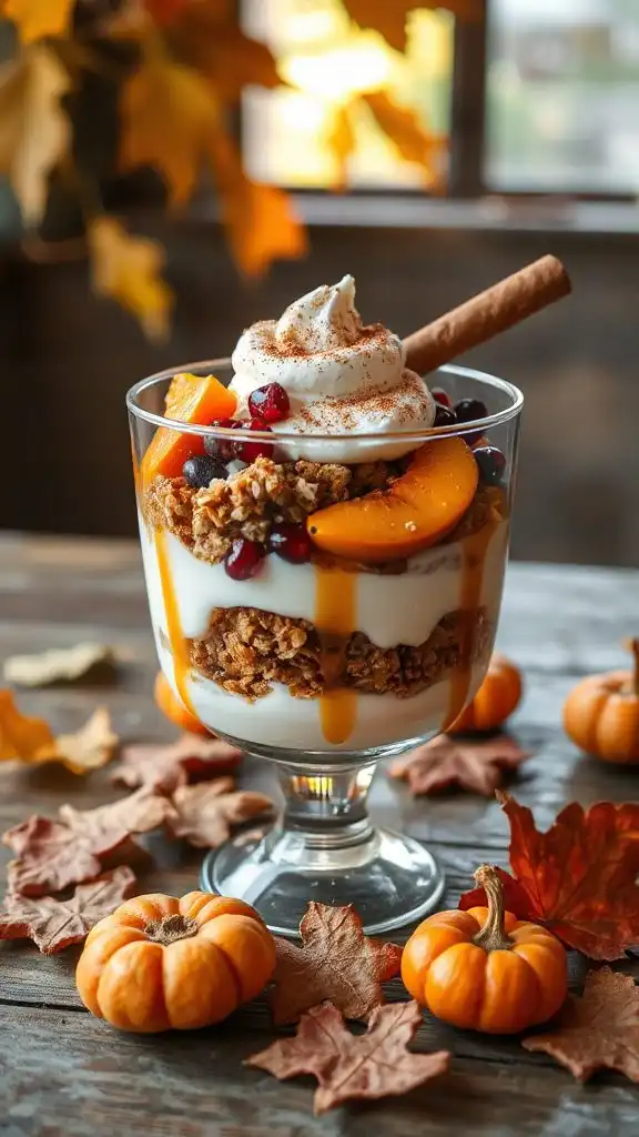 hearty autumn yogurt bowl