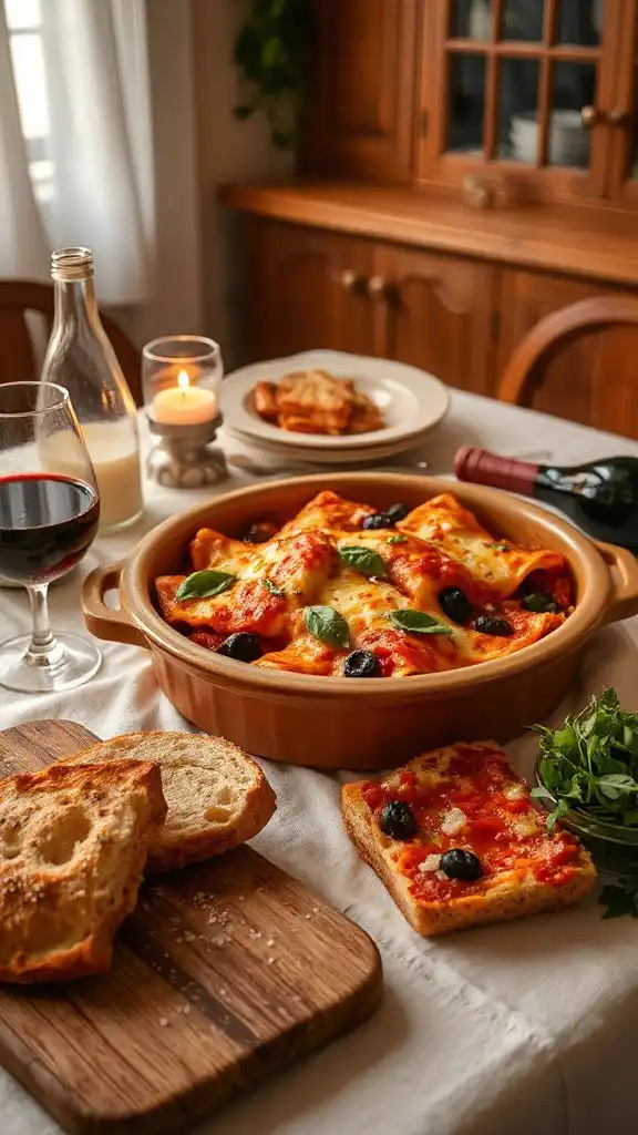 hearty baked pasta dish