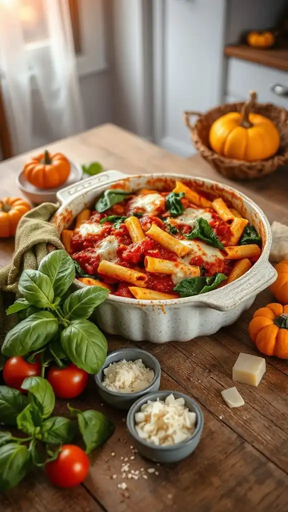 hearty baked ziti recipe