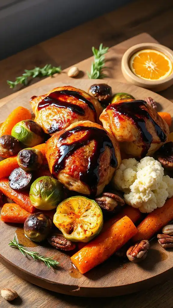 hearty balsamic chicken dinner