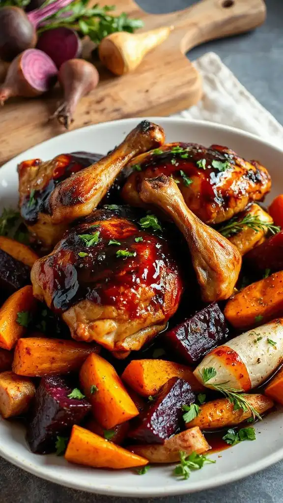 hearty balsamic chicken thighs hearty balsamic chicken thighs