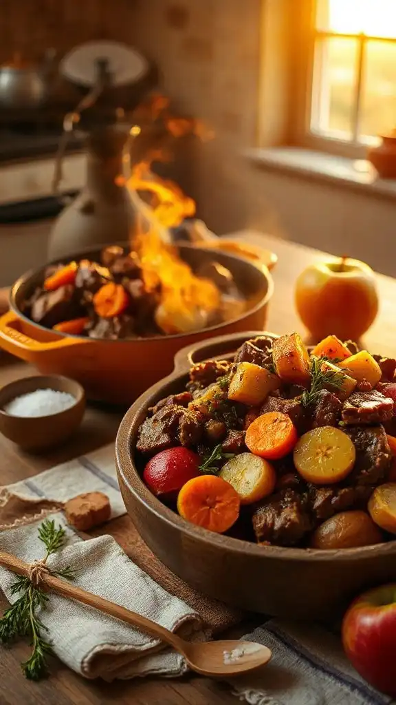 hearty beef apple stew
