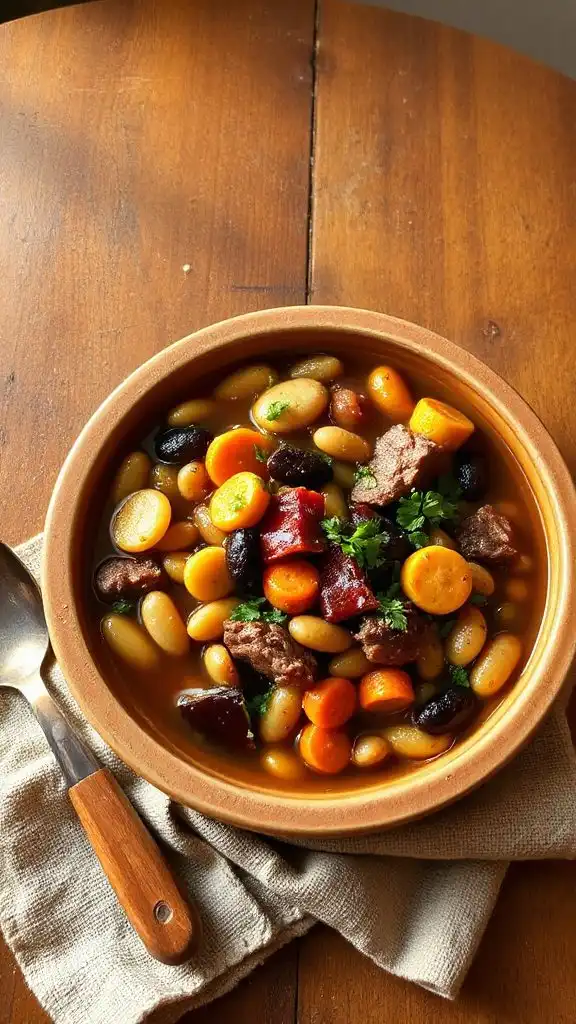 hearty beef barley cassoulet