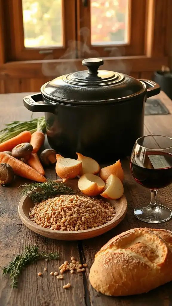 hearty beef barley soup