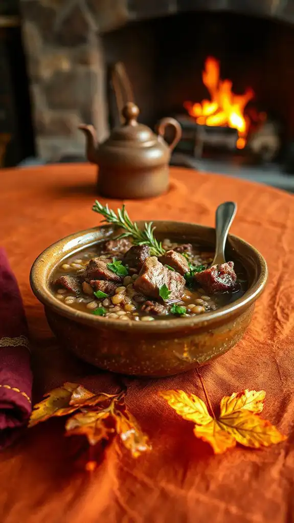 hearty beef barley soup