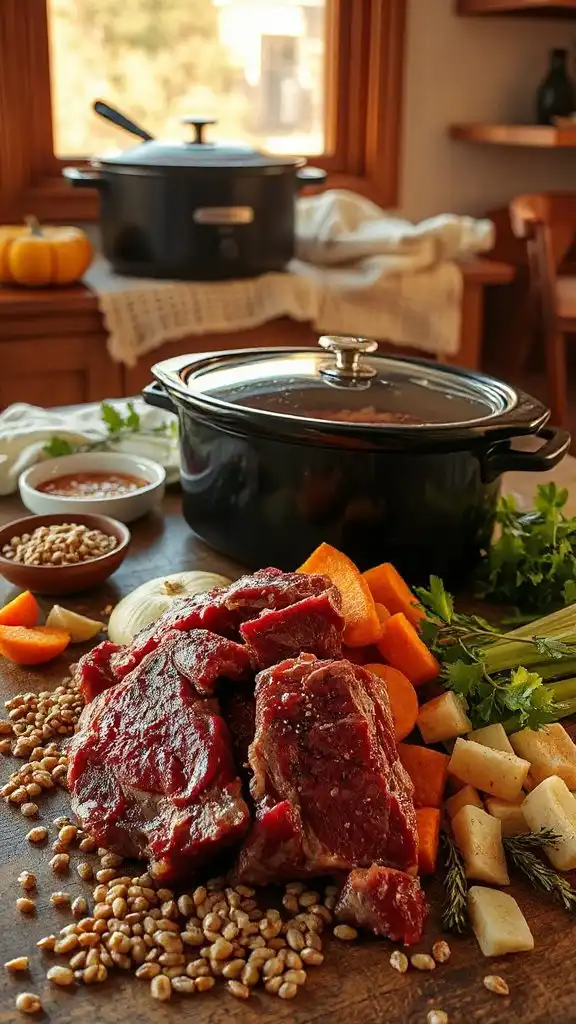 hearty beef barley soup