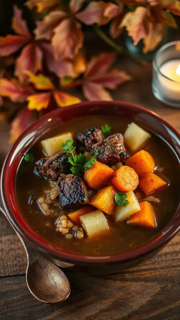 hearty beef barley stew