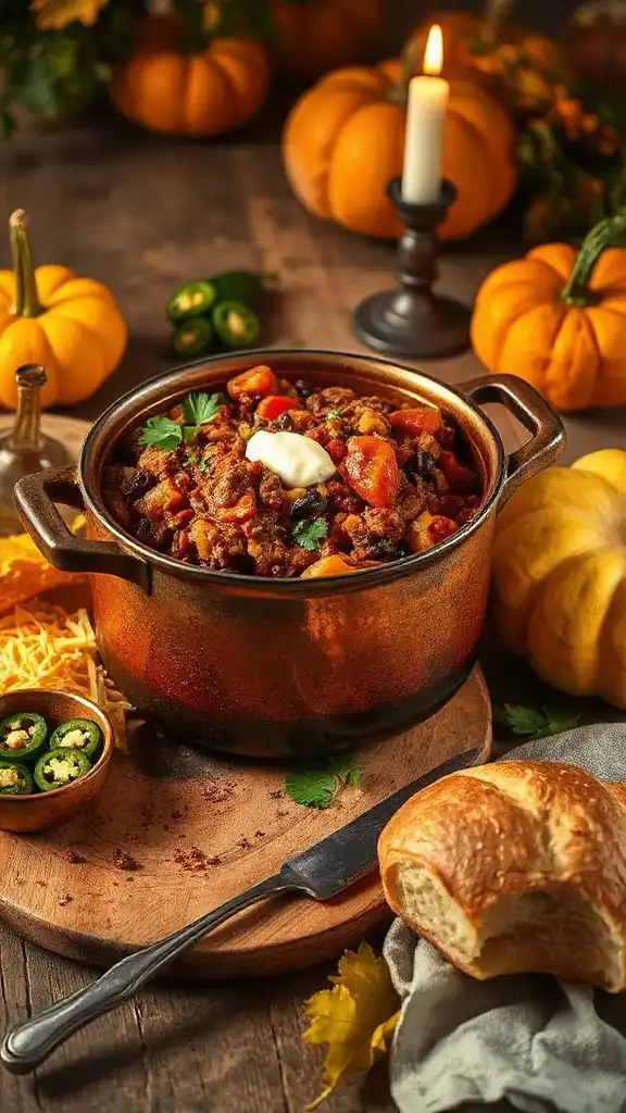 hearty beef bean chili