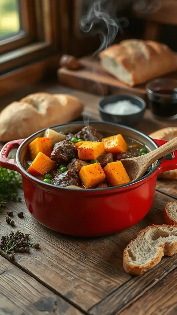hearty beef sweet potato stew