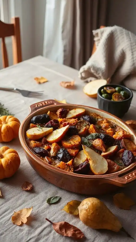hearty beet sweet potato casserole