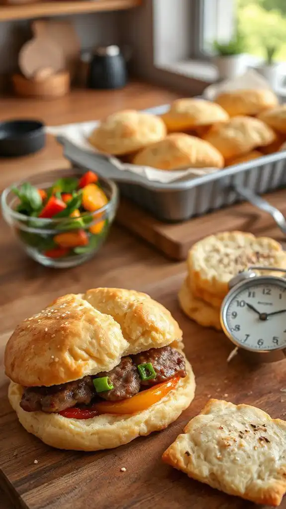 hearty breakfast sausage biscuits hearty breakfast sausage biscuits