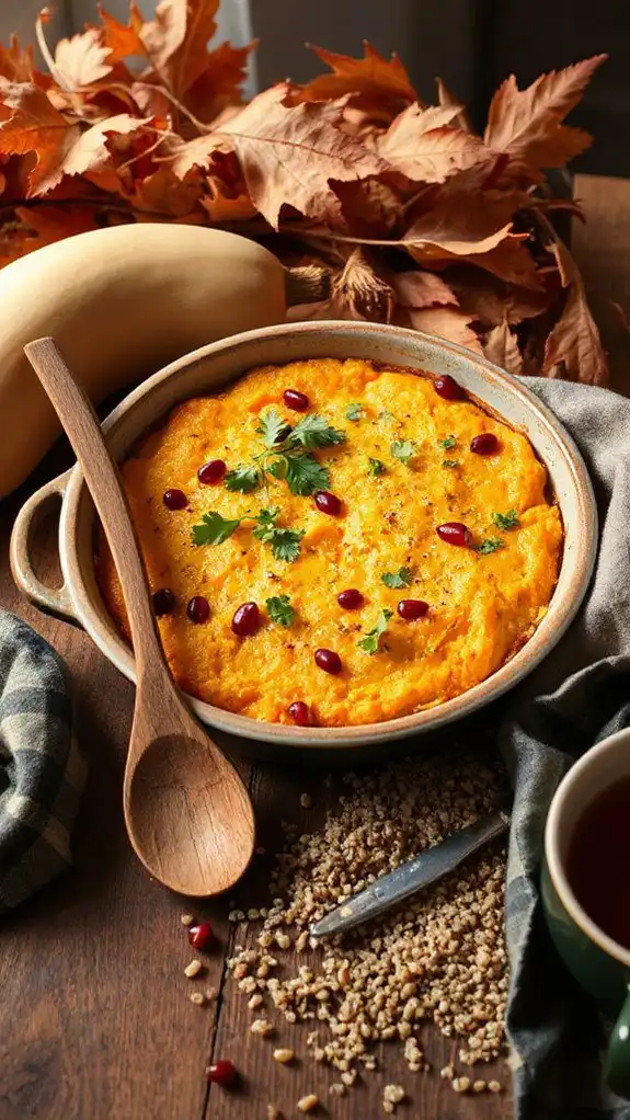 hearty butternut squash casserole