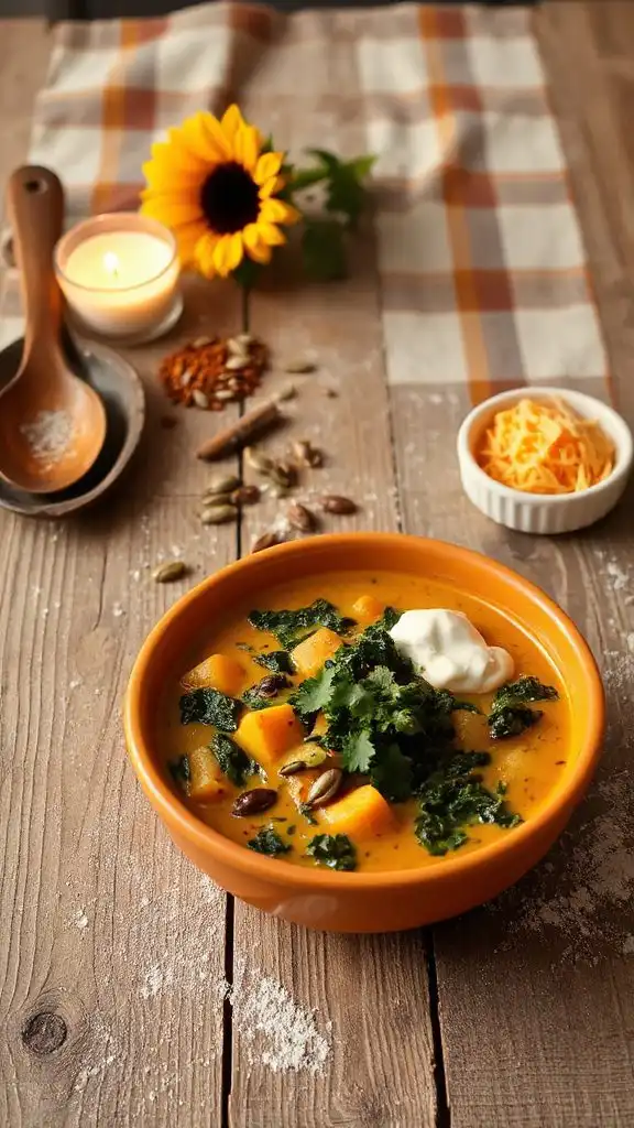 hearty butternut squash chili