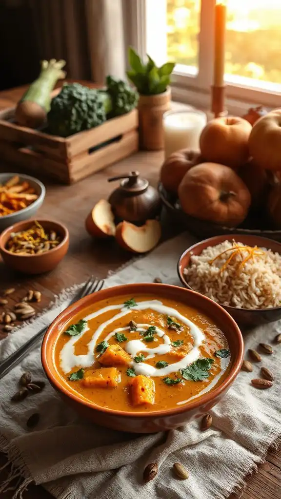 hearty butternut squash curry