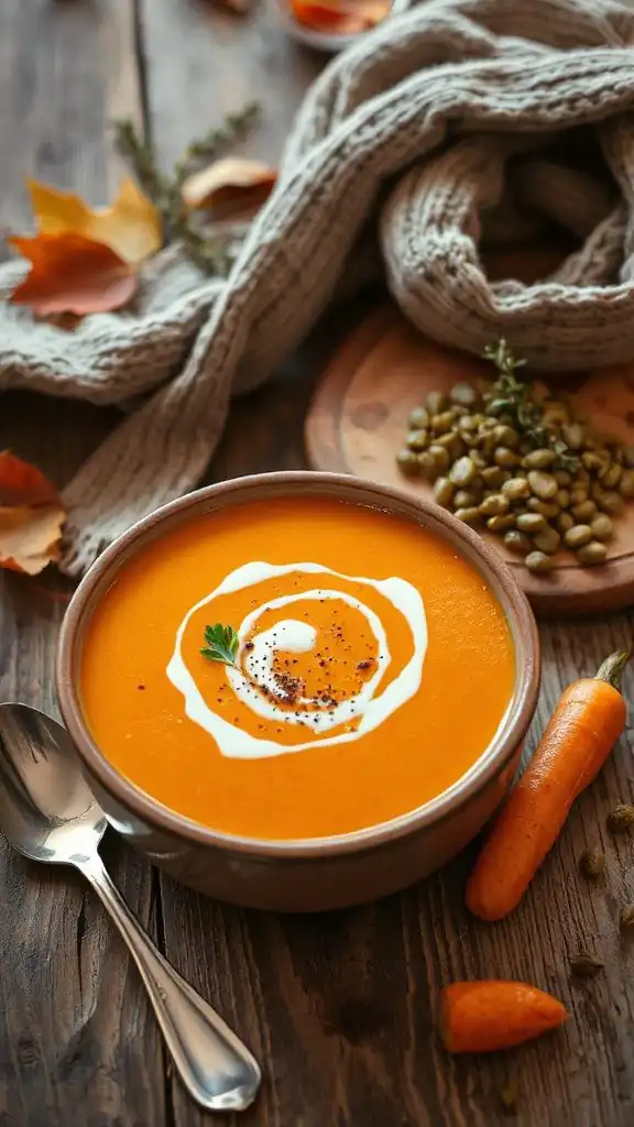hearty carrot lentil soup hearty carrot lentil soup