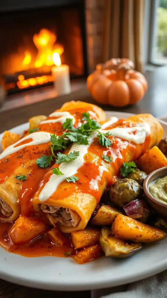 hearty chicken enchiladas recipe