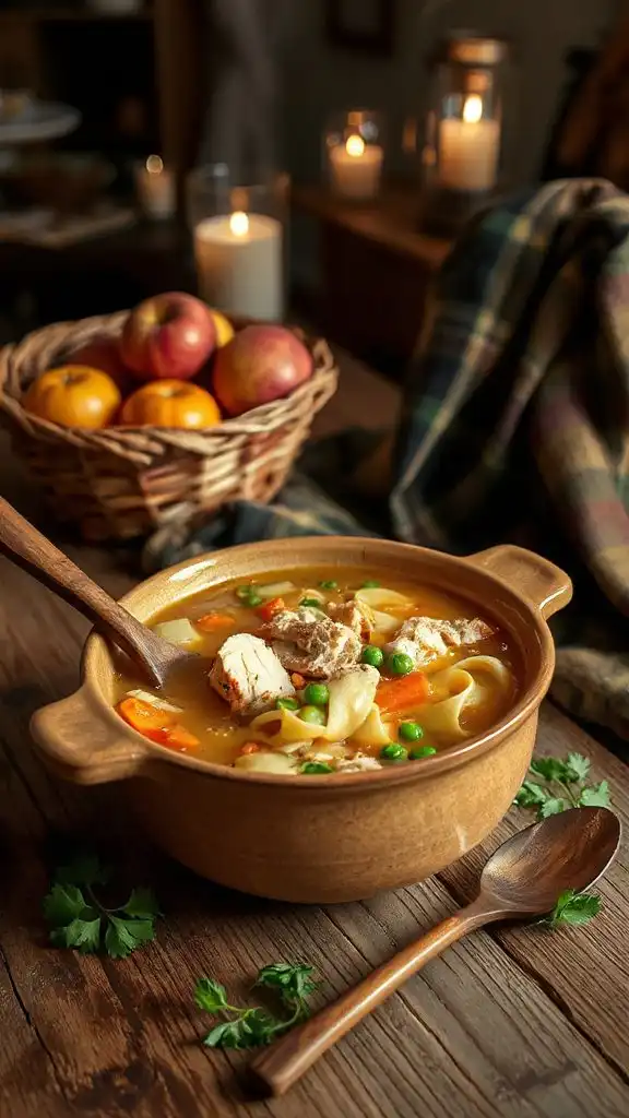 hearty chicken noodle soup