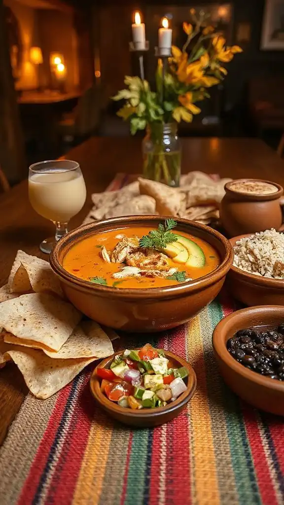 hearty chicken tortilla soup