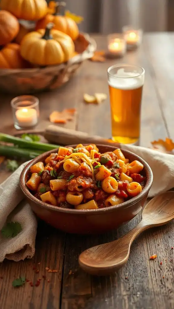 hearty chili mac delight