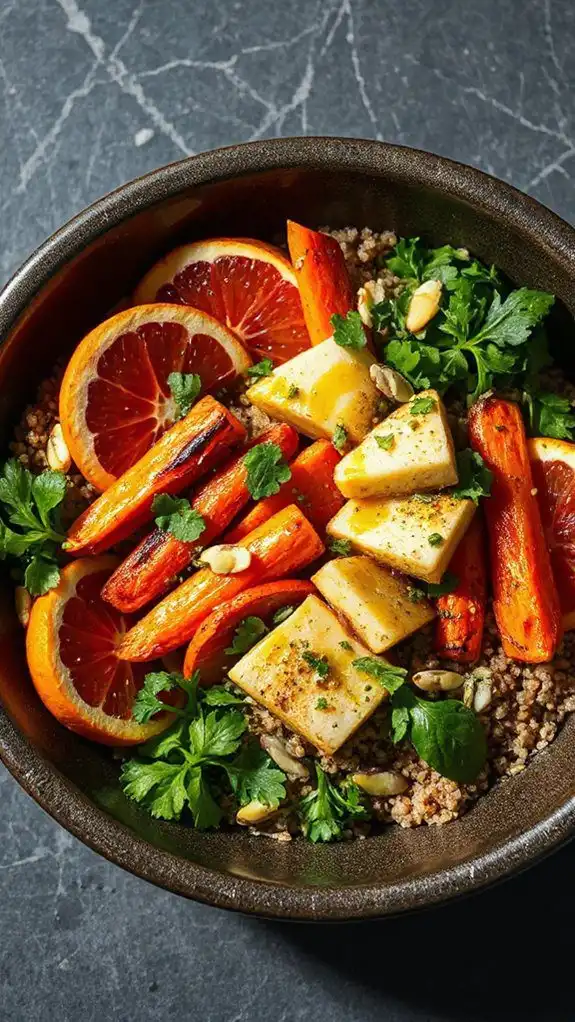 hearty citrus herb bowl