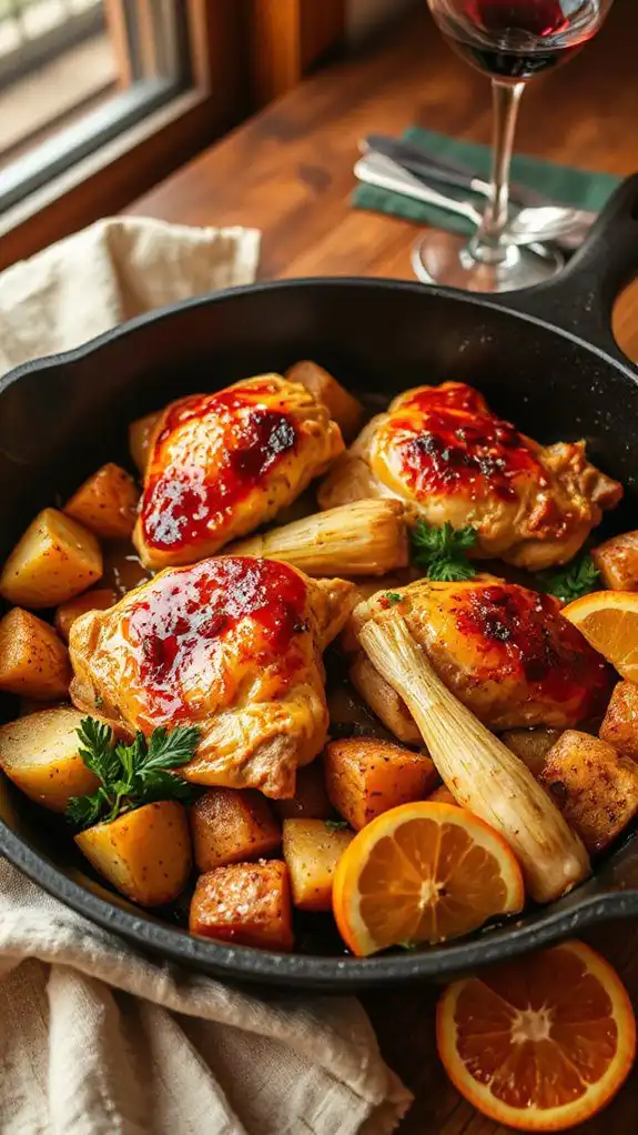 hearty citrus infused chicken dish