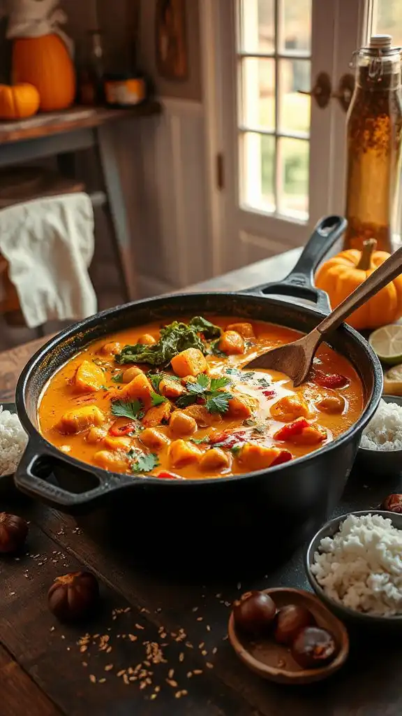hearty coconut curry delight