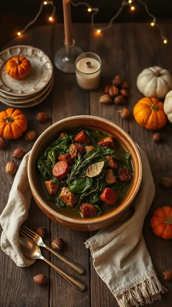 hearty collard greens stew