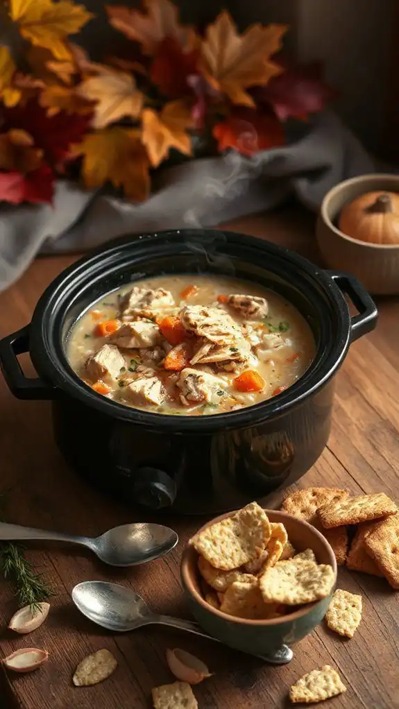 hearty crockpot chicken soup
