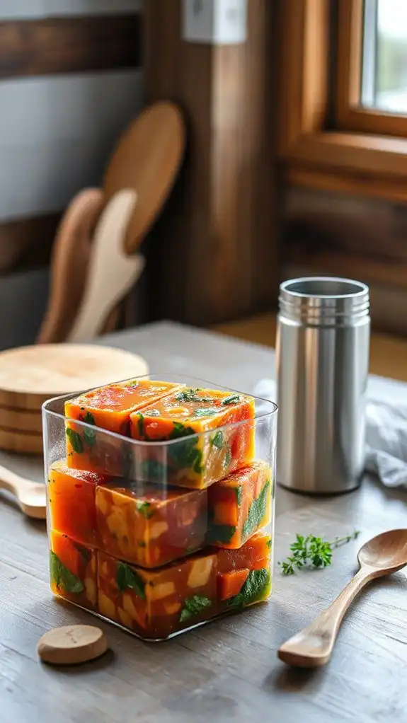 hearty customizable soup cubes