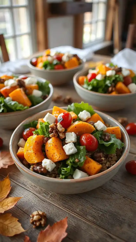 hearty farro vegetable salad