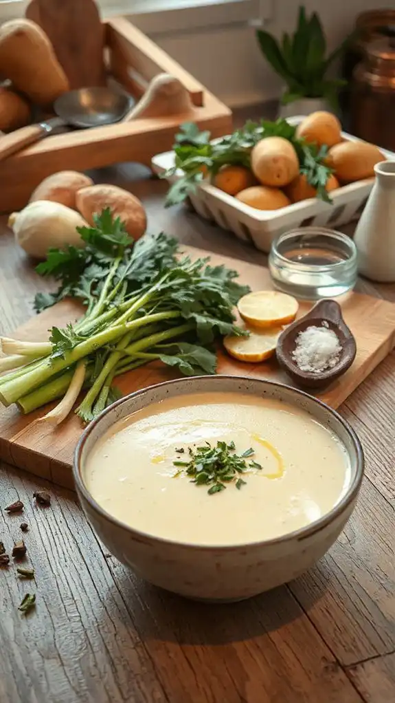 hearty fennel potato soup