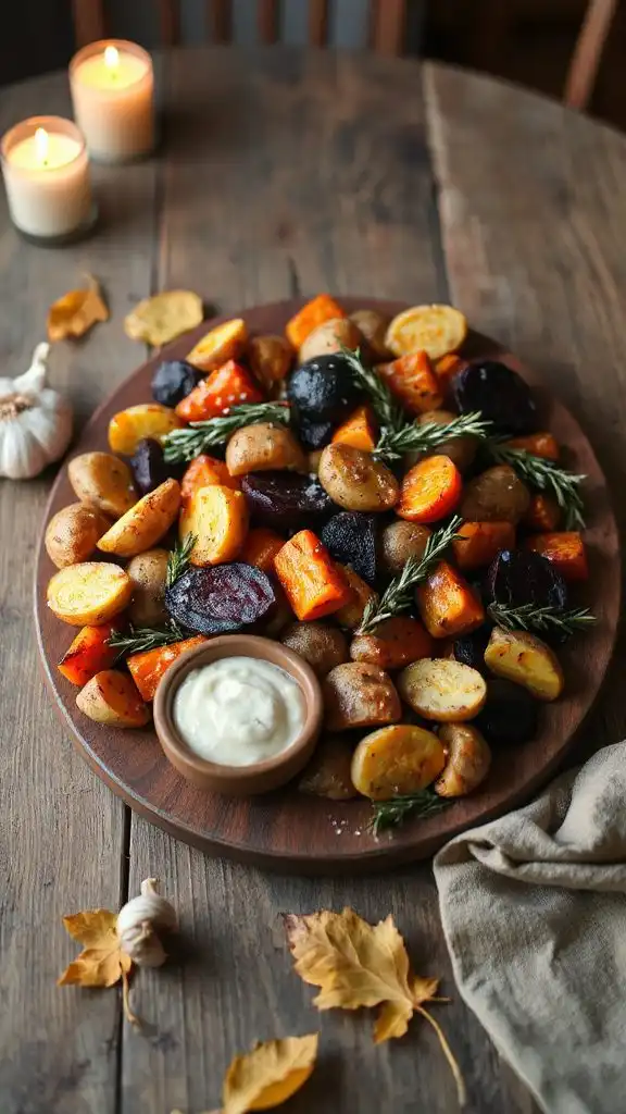 hearty garlic herb vegetables