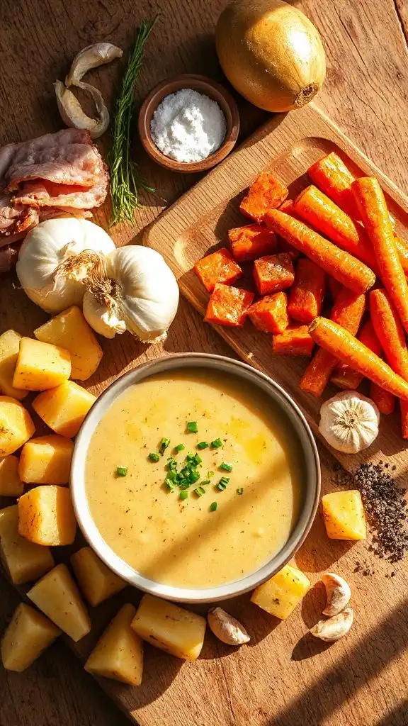 hearty ham chowder ingredients listed hearty ham chowder ingredients listed