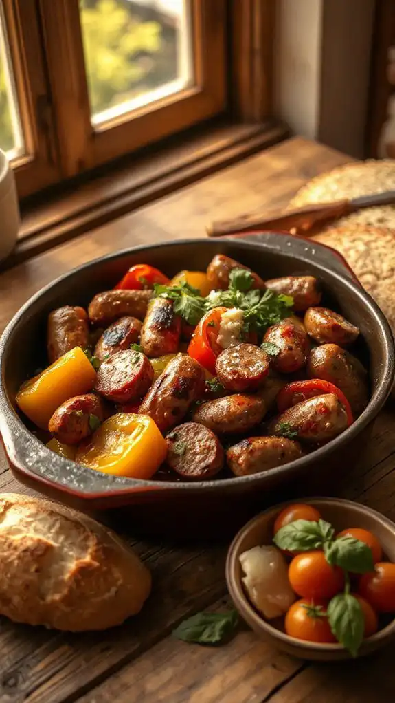 hearty italian sausage bake