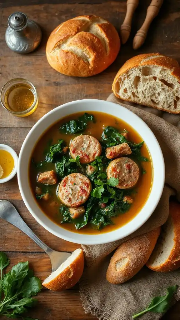 hearty italian sausage soup