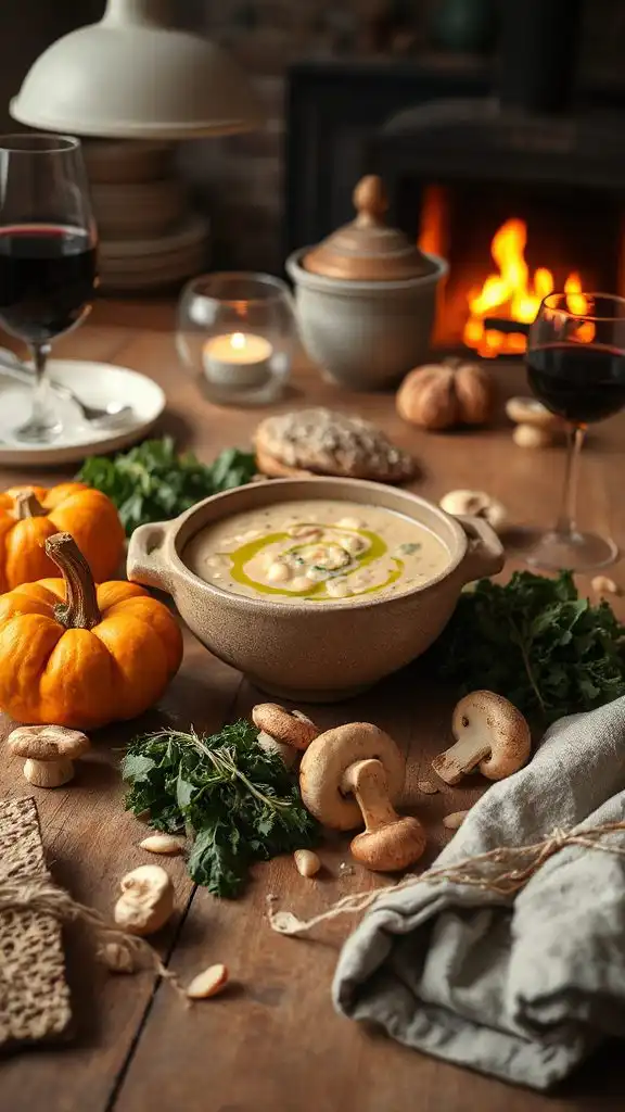 hearty kale and bean soup