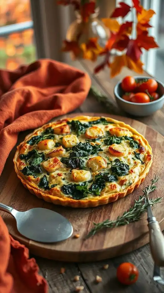 hearty kale potato frittata