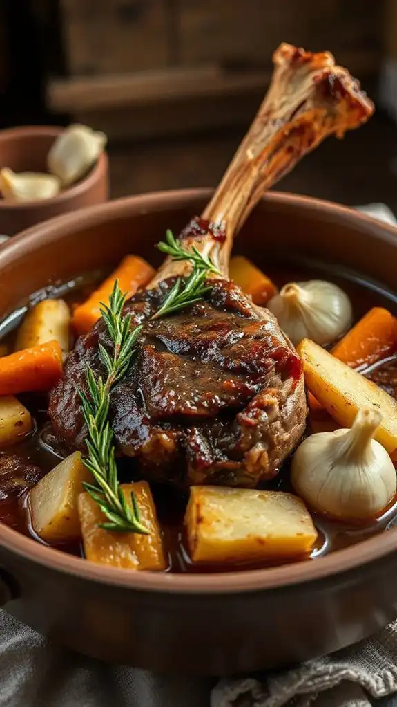 hearty lamb shank recipe
