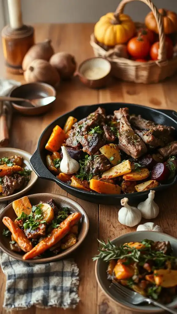hearty lamb vegetable hash