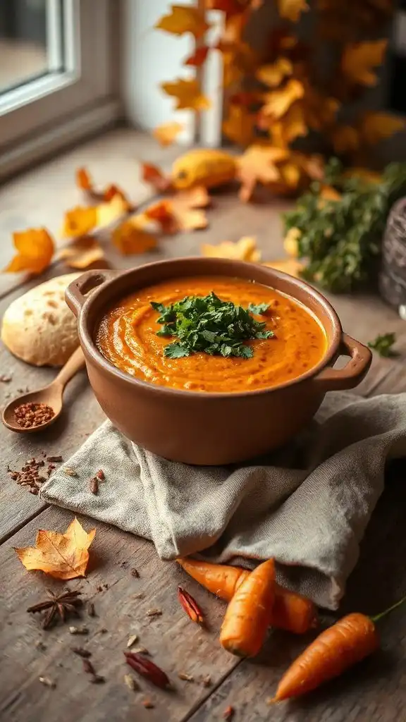 hearty lentil carrot soup