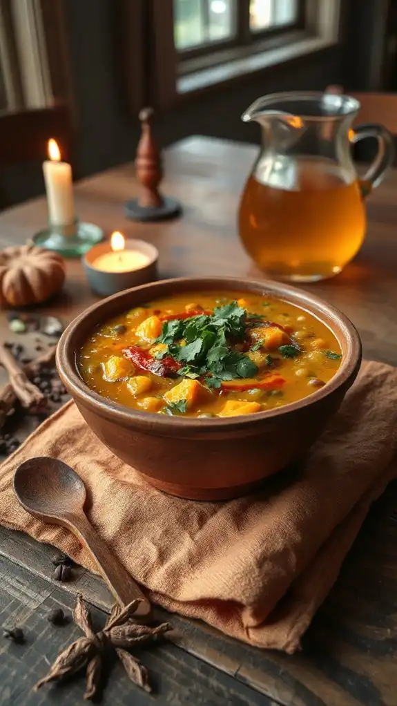 hearty lentil pumpkin broth recipe