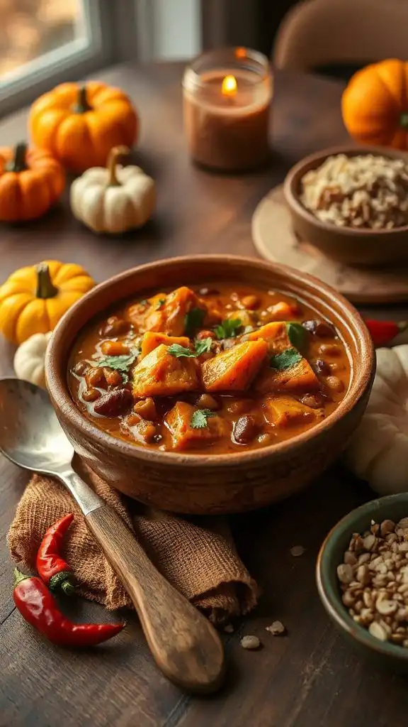 hearty lentil sweet potato curry