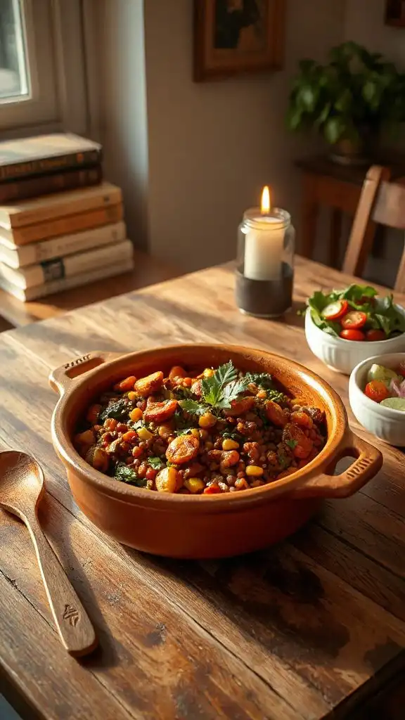hearty lentil vegetable casserole hearty lentil vegetable casserole