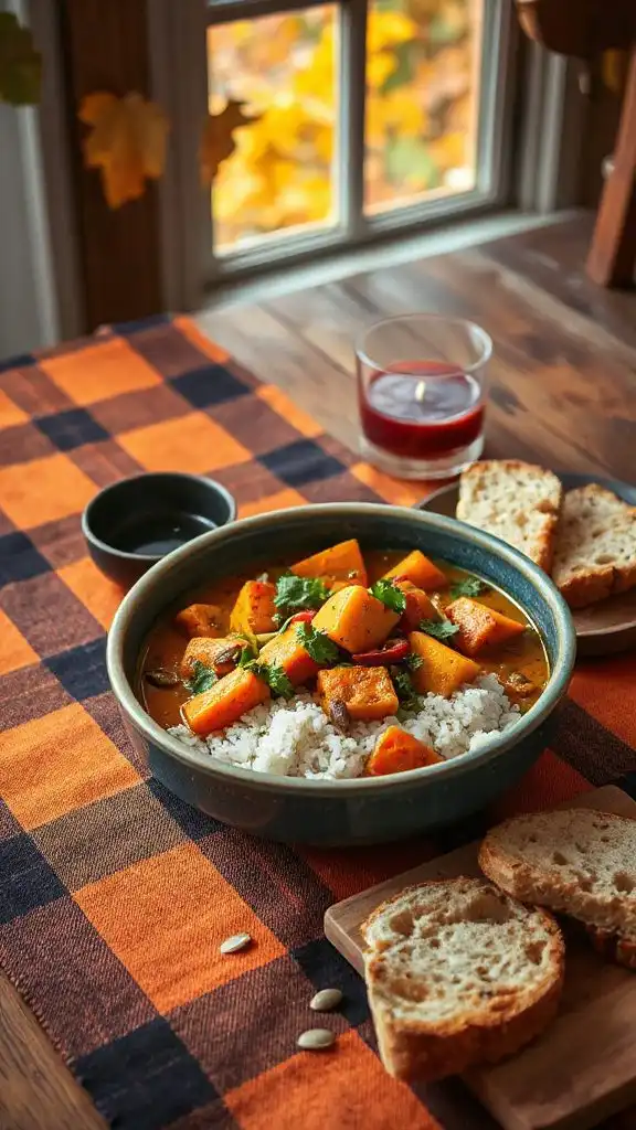 hearty lentil vegetable curry