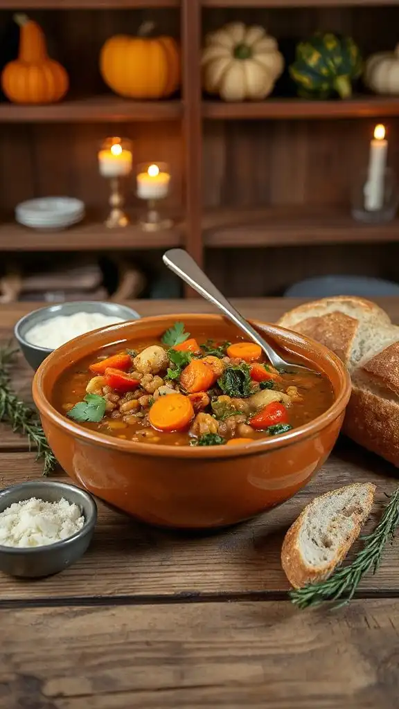 hearty lentil vegetable soup