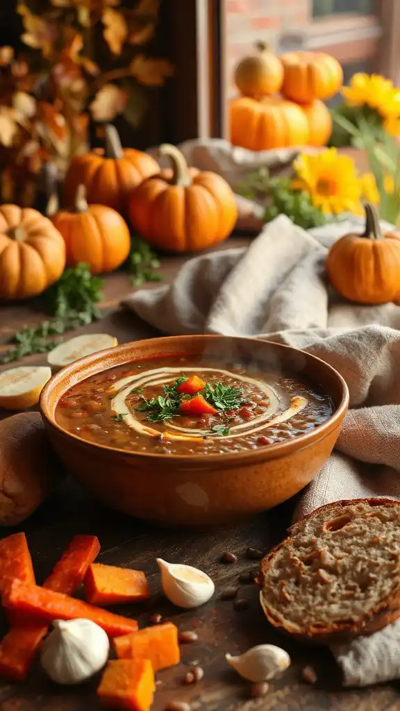 hearty lentil vegetable soup